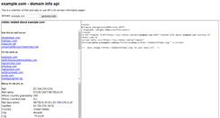 Desktop Screenshot of domaininfoapi.org