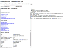 Tablet Screenshot of domaininfoapi.org